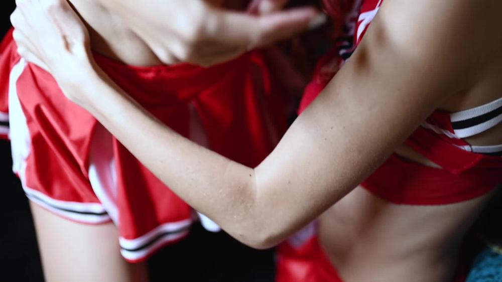Young Cheerleaders Dance And Seduce You