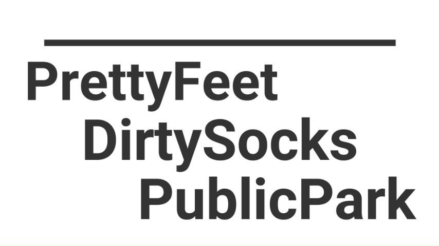 Madamemasters Sexyfeetdirtysockpublicpark