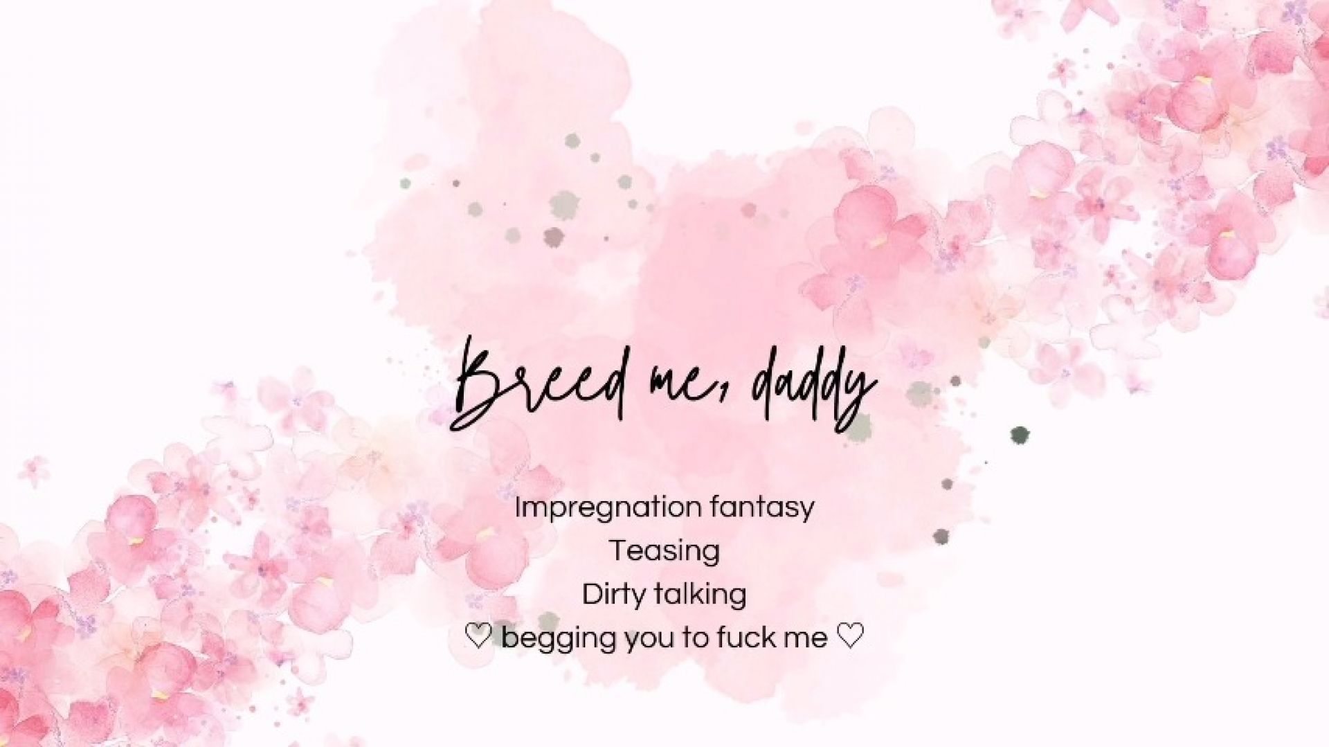 Breed me, daddy audio only