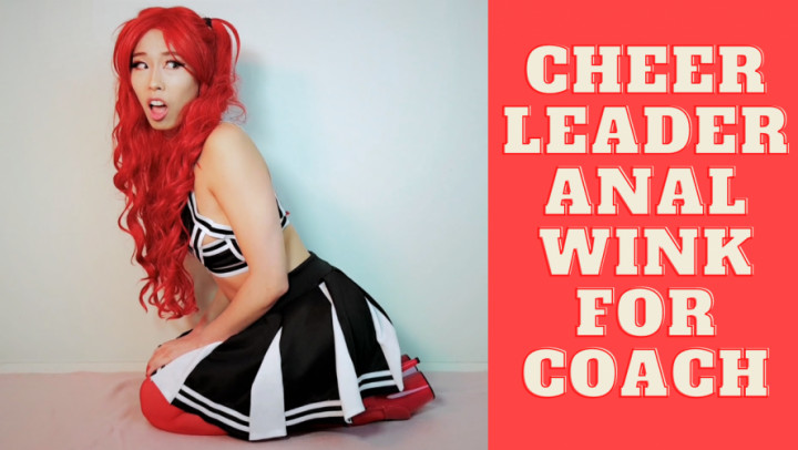 Cheerleader Anal Wink For Coach - October 31, 2021