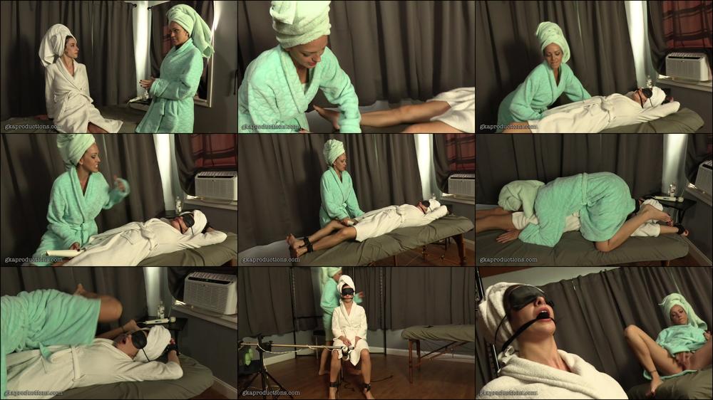 Ama & Slyyy - Sexy Lesbian Towel Fun