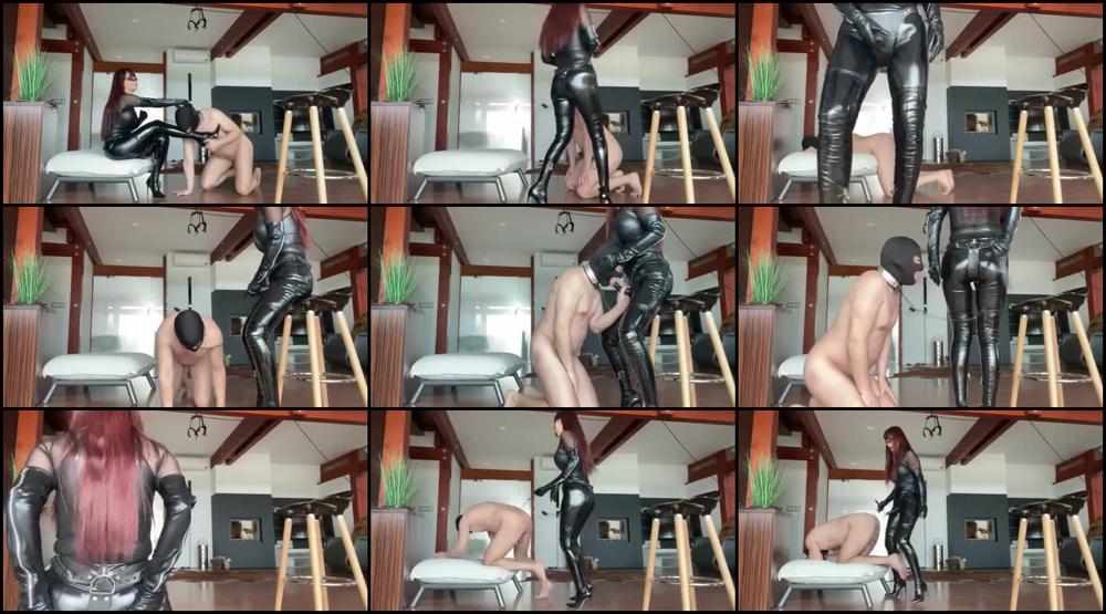 Pegging Stran On Whipping Slave 3
