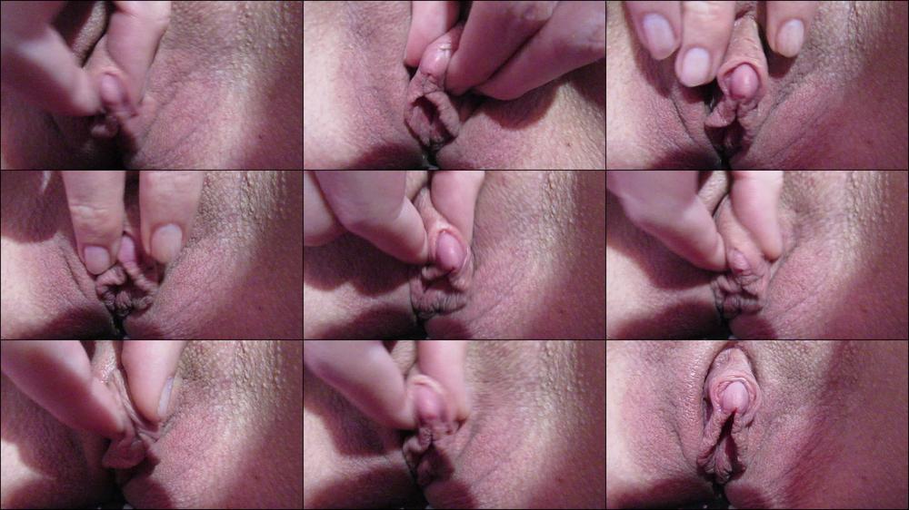 Cuteblonde666 Huge Clit Jerking In Close Up