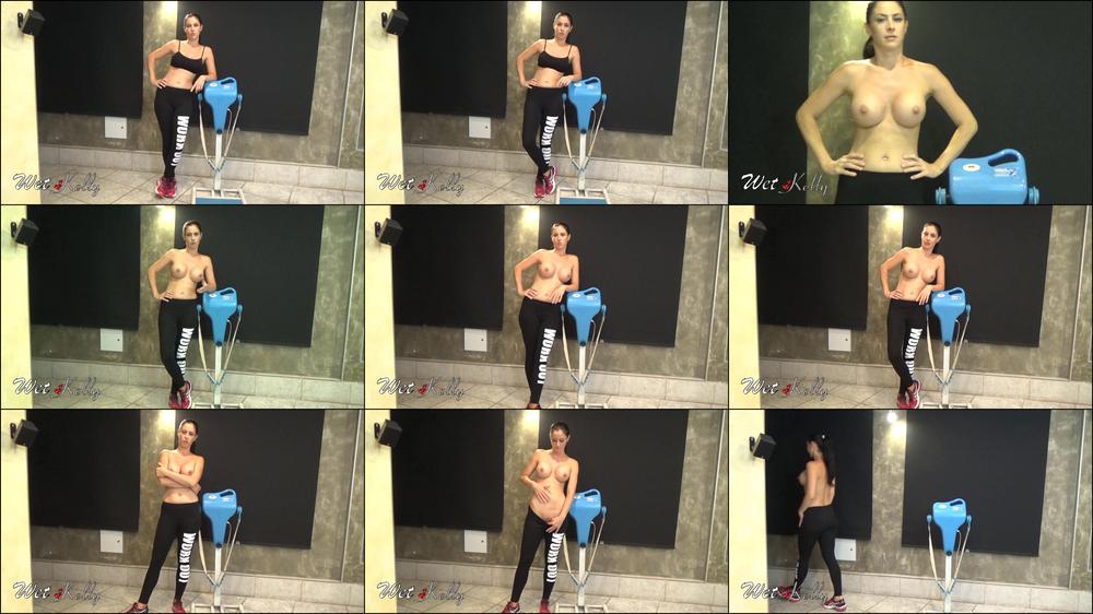 Wet Kelly Yoga Pants Instructor