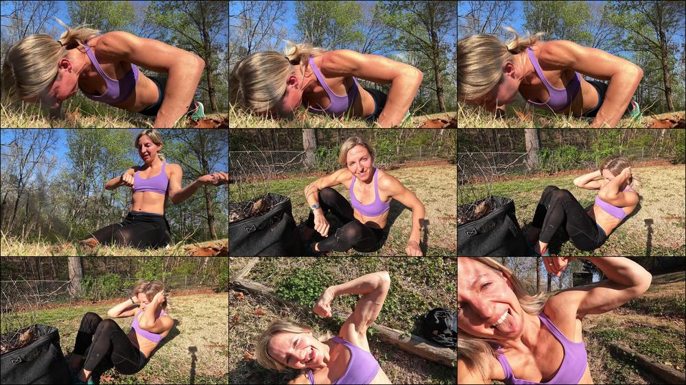 Lora Cross Pushup and Situp Challenge - June 14, 2023