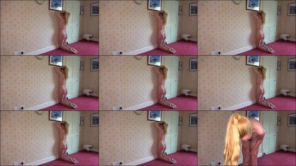 Ariel Anderssen Kneeing Punishment Facing The Wall
