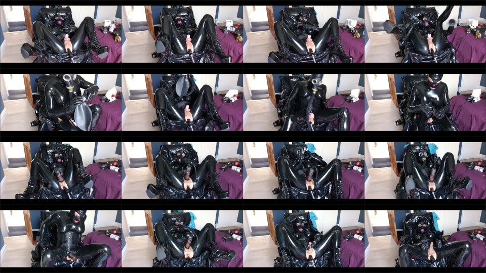 Jessicaxd Latex Doll Fuck Machine Session