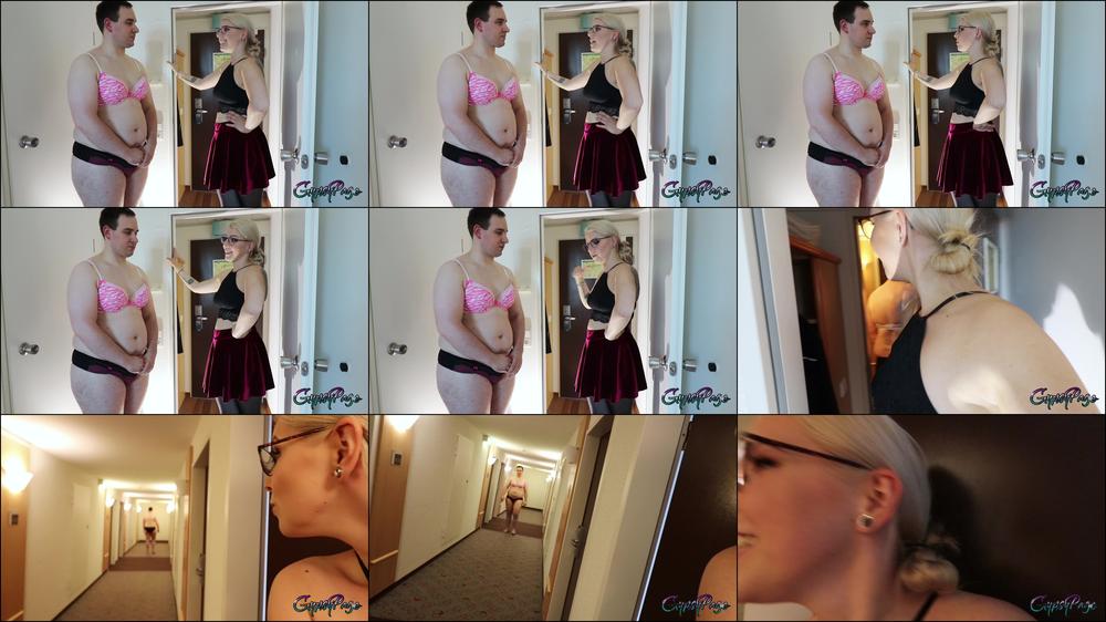 Gypsypage Sissy Demonstrated In The Hotel