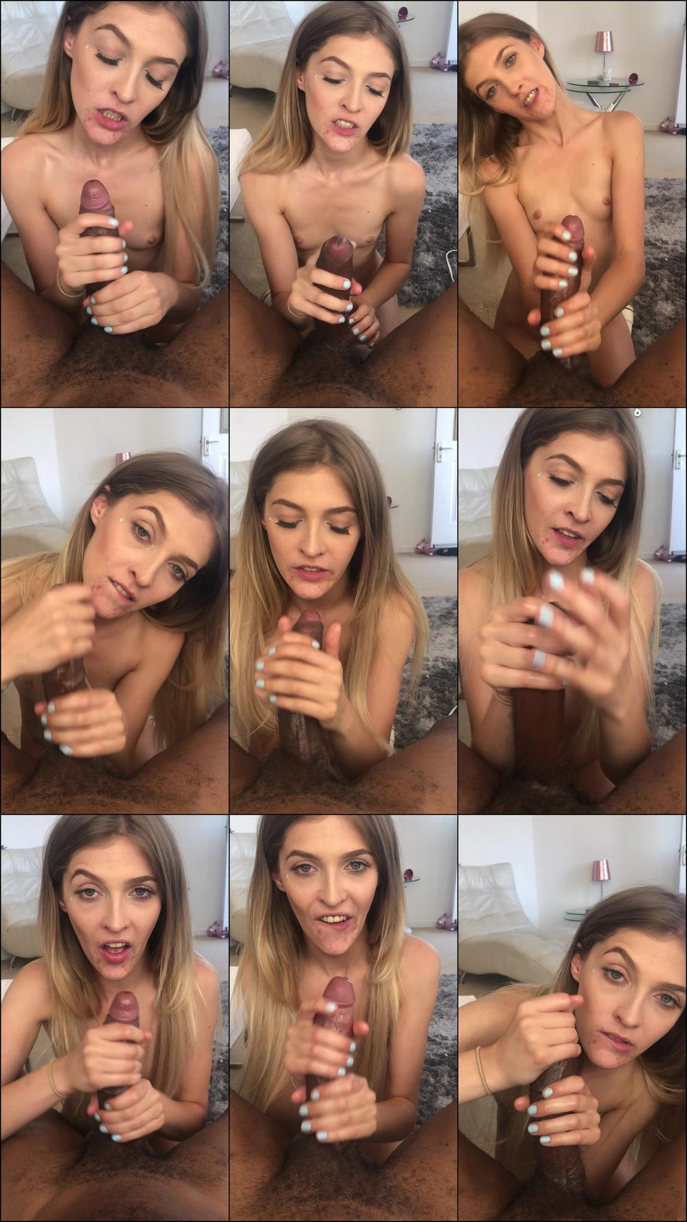 Oily handjob on BBC