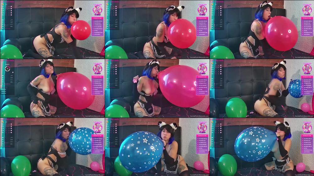 MAID KITTEN B2P TWO VERY  BIG BALLOONS - February 12, 2022