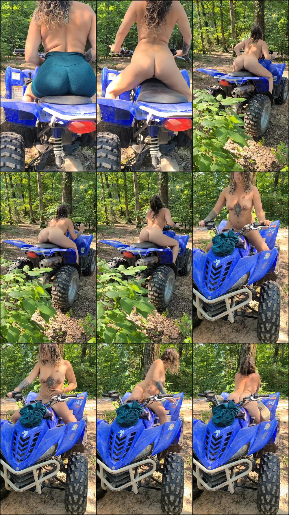 Grinding Pussy on 4 Wheeler Motor Rev