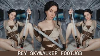 Rey Skywalker Footjob - May 03, 2023 (thetinyfeettreat)