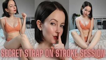 Secret Strap On Stroke Session - September 25, 2022 (thetinyfeettreat)
