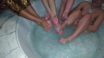 Lux Lives Xxx Avn Hot Tub After Party Foot Orgy (Lux Lives XXX)