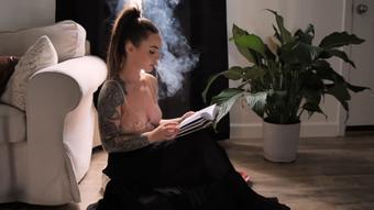 Smoking Marlboro 100s and Reading (Dani Lynn)