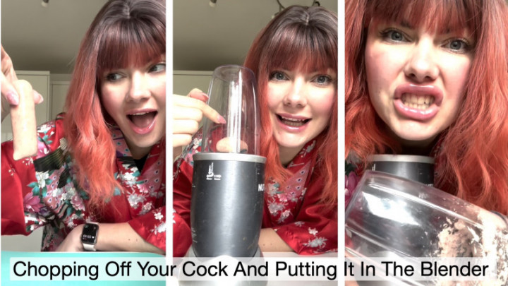 Chopping Off Your Penis And Putting It In The Blender - April 26, 2024