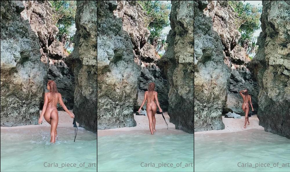 carla piece of art 01 09 2020 810294626 Life is better without bikini skinny dip is always the best. Dm me for more video 