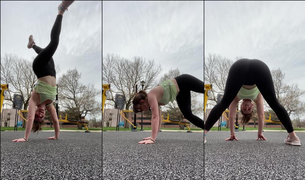 freckledspirit 01 04 2020 201186389 Me messing around. Used to be a yogi. Donât do it much anymore.