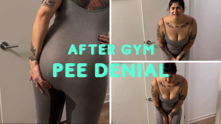 Denying Mommy From Peeing After the Gym