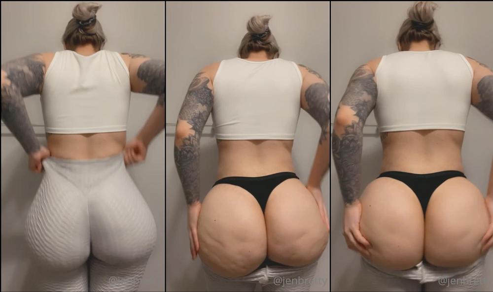 therealjenbretty 128004465 another new pair of leggings hope you don t mind dimples and some jiggle i never used to make standing vids because of it but you guys make me feel so comfortable showing