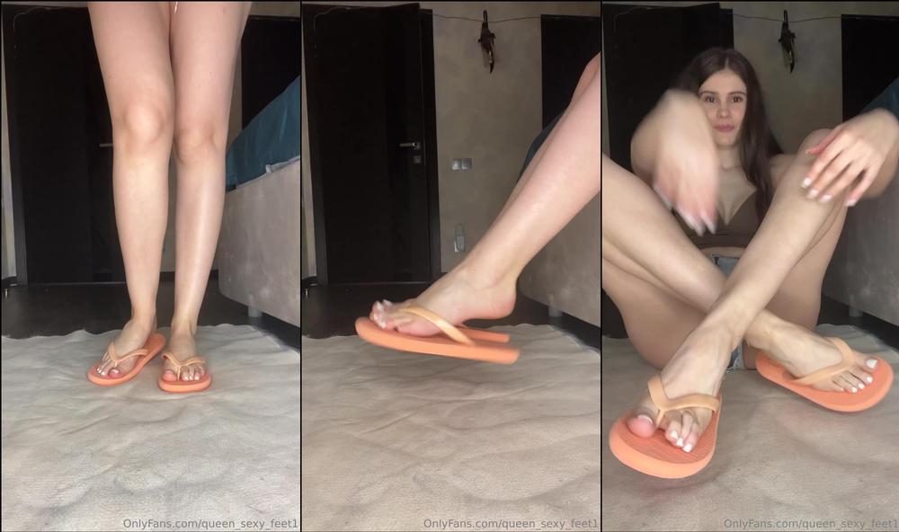 queen sexy feet1 858899792 i like to clap flip flops
