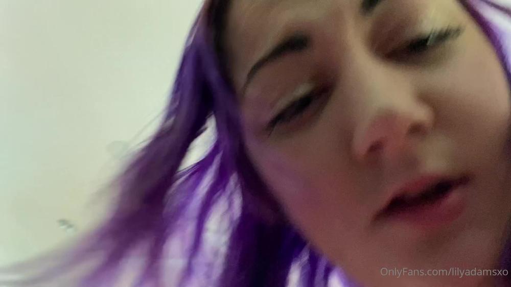 lilyadamsxo 02 06 2021 2125975795 watch my titties bouncing in your face while i