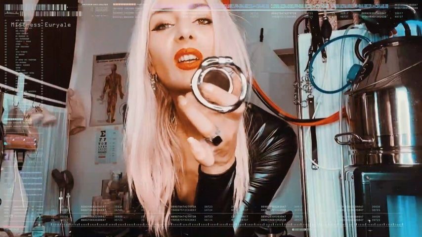 Mistress Euryale Mindfuck Machine Milked And Caged