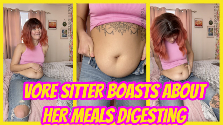Vore Sitter Boasts About Her Meals Digesting - November 29, 2024