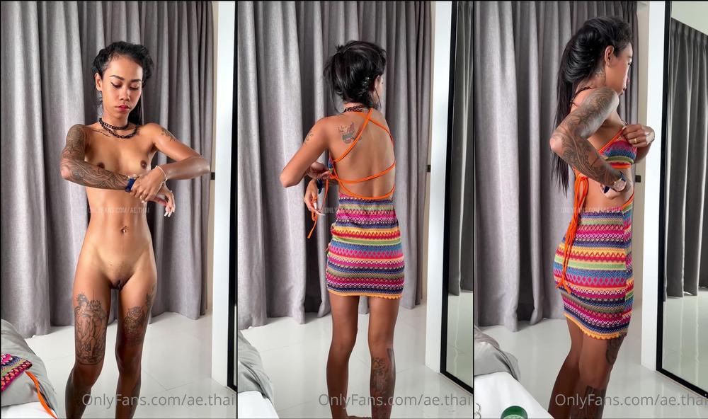 aeasia 371582020 2022 07 29 putting on lotion and getting dressed. do you like my outfit can you help me put on lotion next time