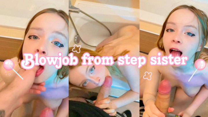 POV shower sex&bj with your step sis