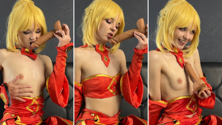 Mordred Cosplay - Dildo Sucking Blowjob - Jul 17, 2023