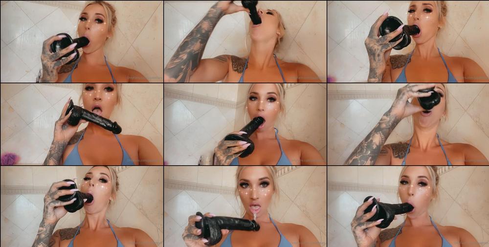 jaywittties 22 06 2020 455965819 Fulll big black dildo sloppy blowjob 