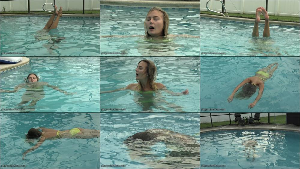 Vika - Wet Hair Pool Tricks