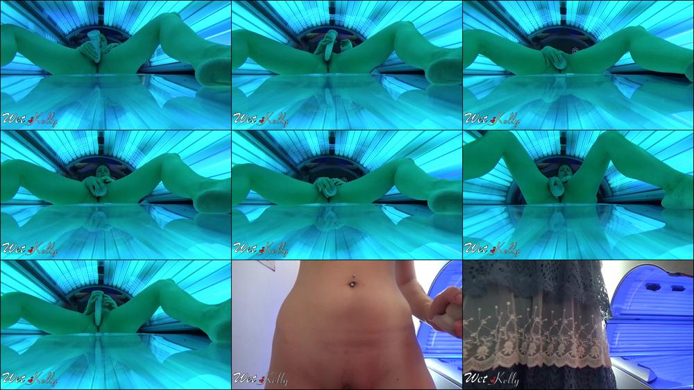 Wet Kelly Masturbate With My Toy In Solarium