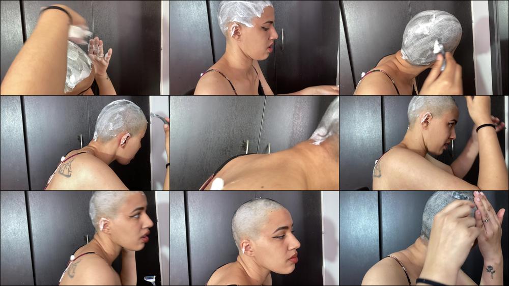 Head shaving fun - May 27, 2022