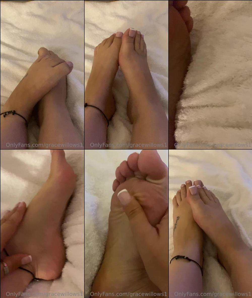 gracewillows1 18 07 2023 2947127560 new pedi laid in bed needing a foot massage would you help me