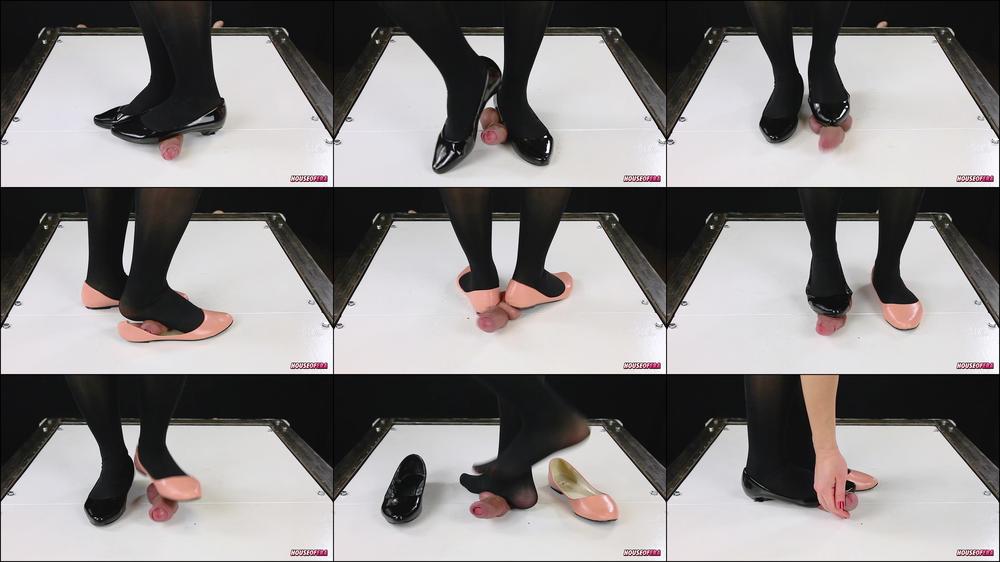 Ballbusting By Ballet Flat Shoes Cbt Pov