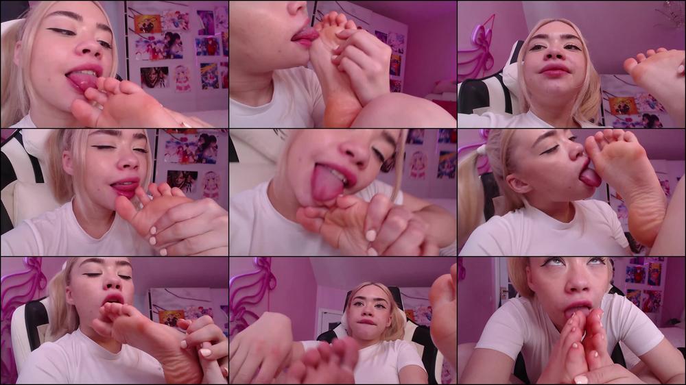 Messy Sucking My Toes, Fingers and Foot - June 17, 2022