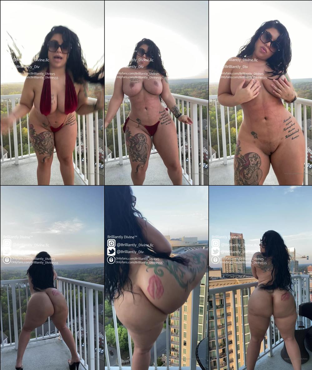 brilliantly_divine555 27 03 2020 27881304 Full nude twerking in my balcony with my new