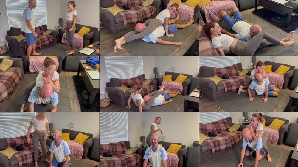 Mya Pleasure Scissorholds Me In Self Defense Demo Video - September 24, 2024