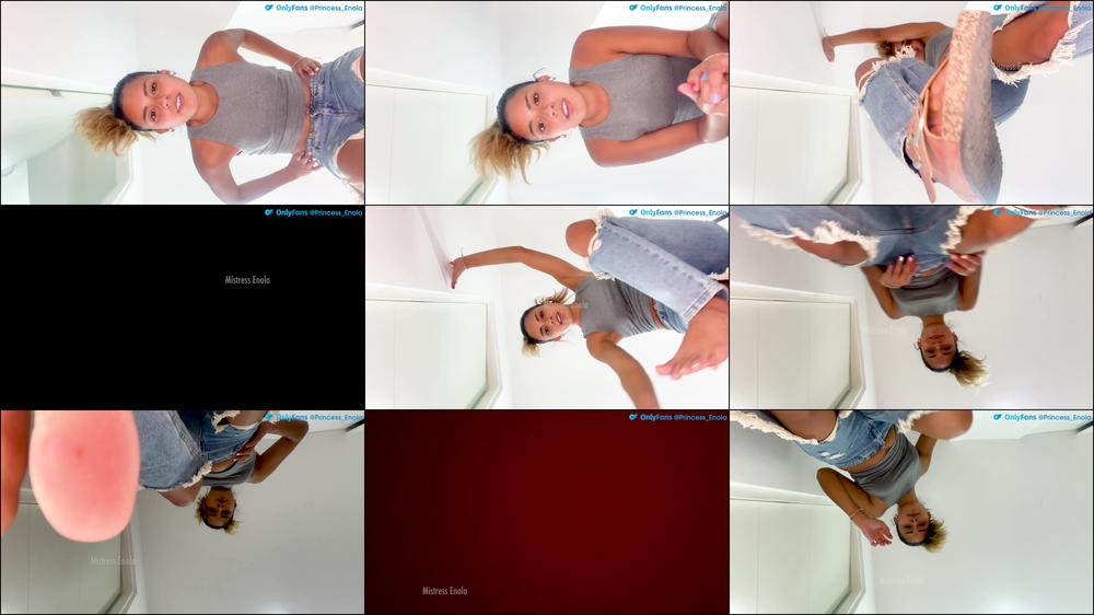 Mistress Enola Fetish - Enola - Giantess Ass And Feet Squeeze - Pov, Little Bug In My House Gonna Be Destroyed With My Ass And Feet!