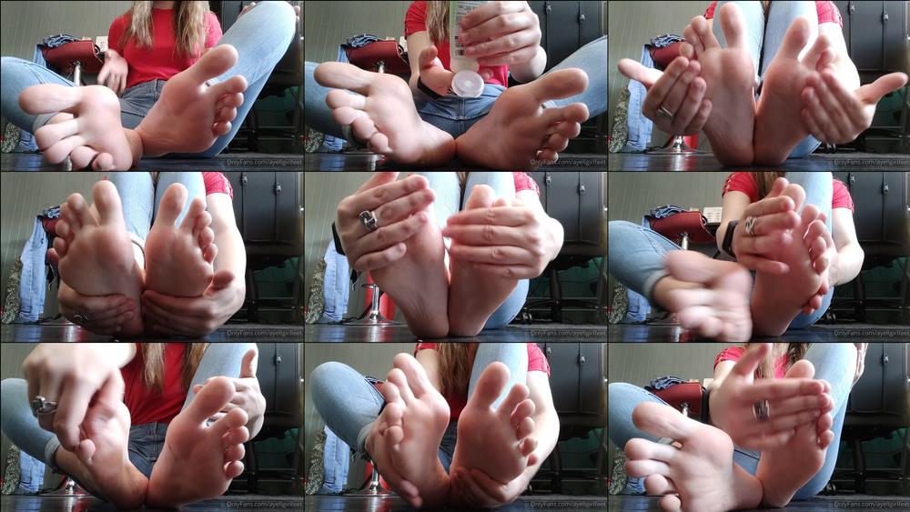 ayellgirlfeet 152194951 2021 05 31 Aujourd'hui voilÃ  une belle vidÃ©o avec de la crÃ¨me sur mes petits pieds..  Today, a beautiful video with creamely on my feet.. _1