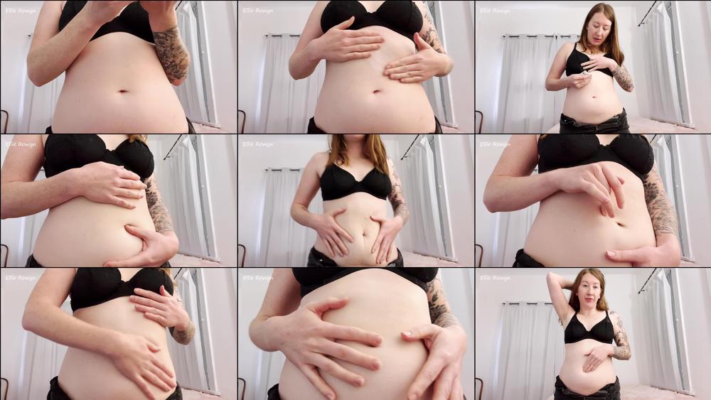 Belly Fetish Lotioning - January 09, 2024