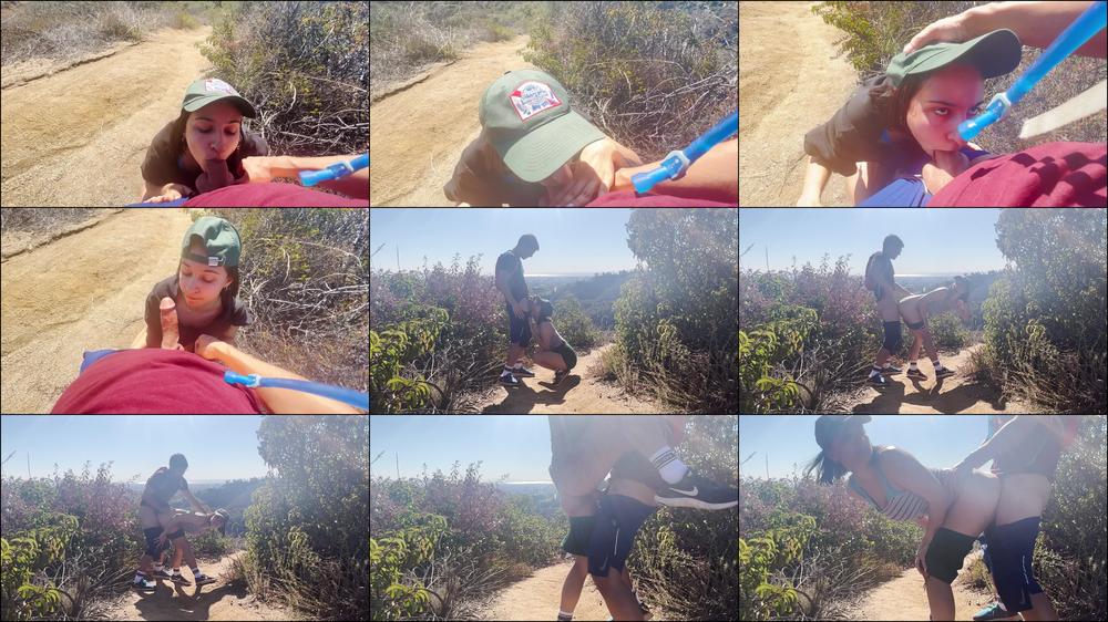 ALMOST CAUGHT FUCKING ON LA HIKE