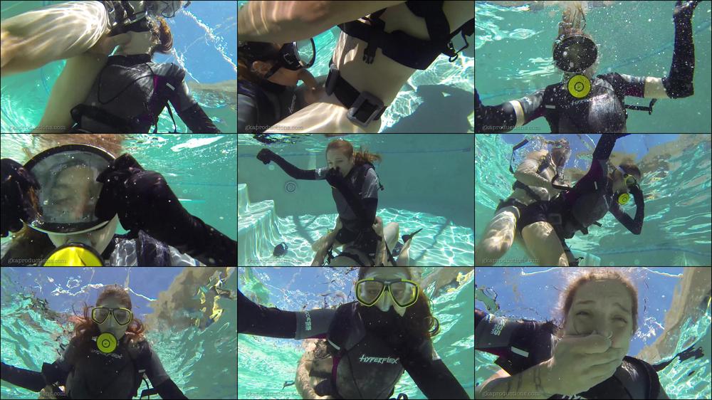Sadie Holmes Underwater Dive Mask Fuck
