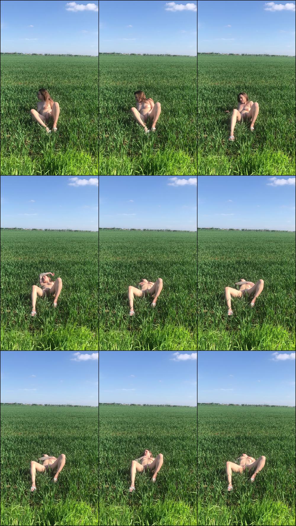 CAUGHT Tits out by Farmer Shouting