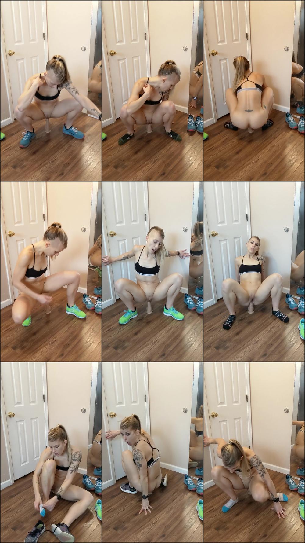 Shoe/Sock Fetish Anal/Pussy Dildo Riding - Jan 9, 2021