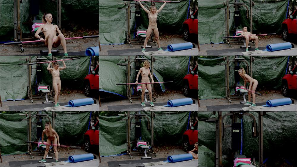 Public Outdoor Naked Workout + Flex - April 26, 2020