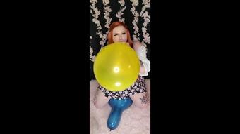Ginger BBW S2P and Blows Big Balloons - March 04, 2022 (GothAmber)