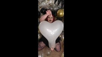goth girl smoking heart pop - January 13, 2022 (GothAmber)